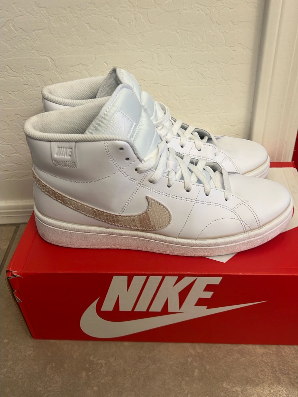 Nike Women’s Court Royal White High-Top Sneakers